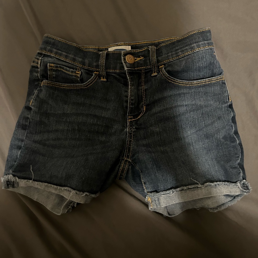 Blue jean shorts